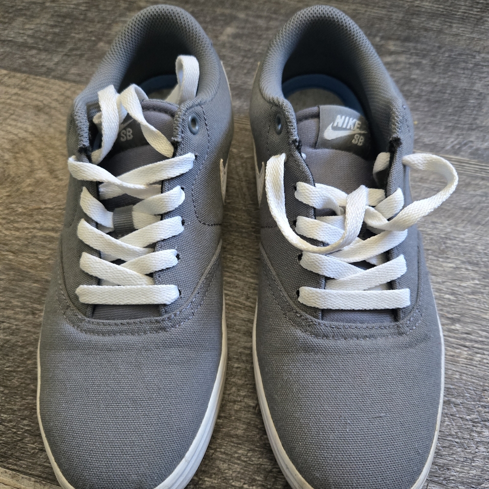 Gray and White Nike Sneakers - Picture 3 of 3